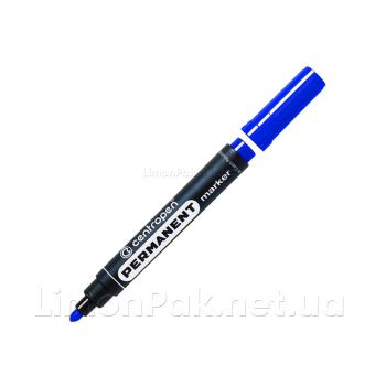 Маркер Сentropen Permanent 2.5мм, синій (8566/02)